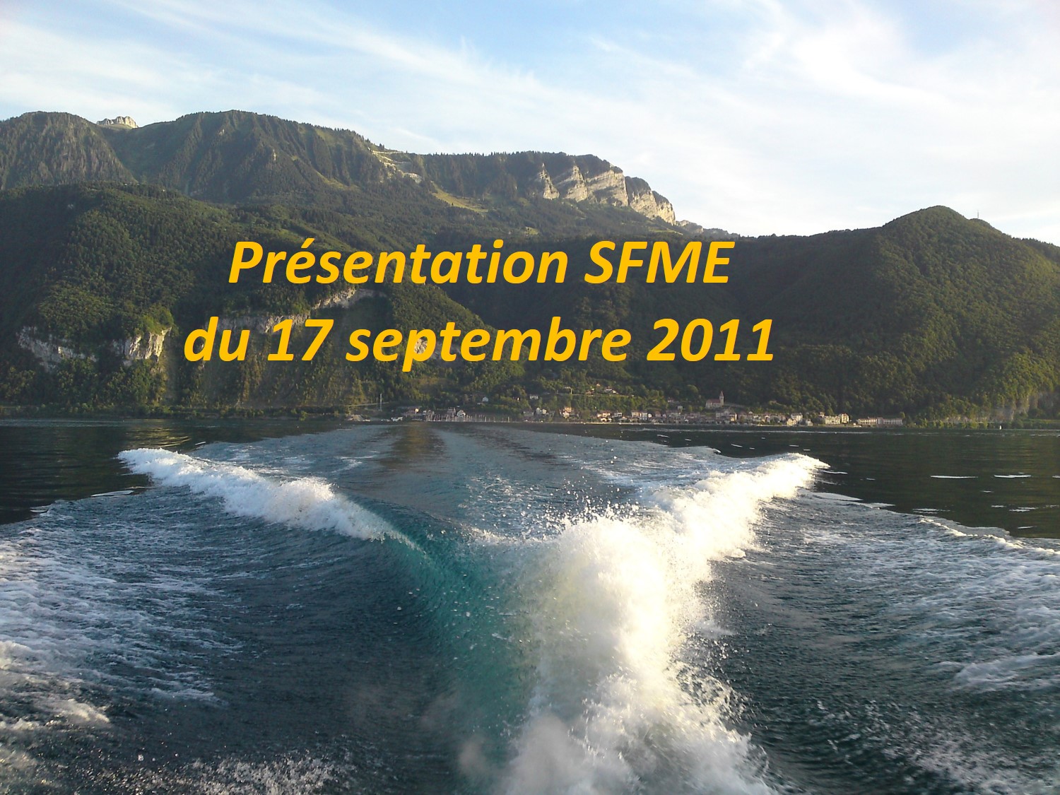 Presentation SFME